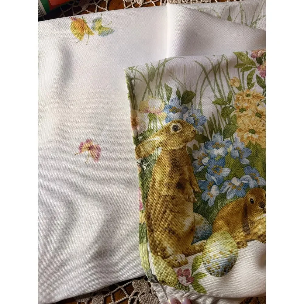 Rabbit tablecloth rectangle 56